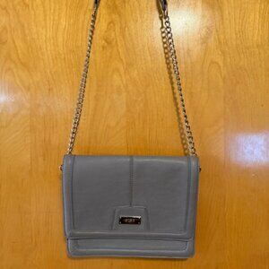 BCBG Grey Envelope Shoulder Bag